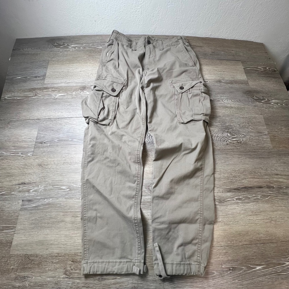 American Eagle Cargo Pants Mens 30x32 Khaki Tan Next Level Flex Utility Outdoor